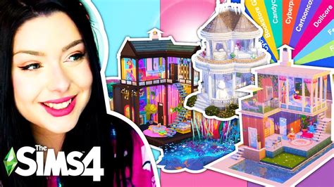 The Sims 4 But Each Dollhouse Is A Different Aesthetic 💛 Sims 4 Build