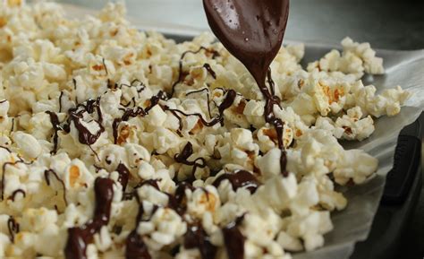 Chocolate Drizzled Popcorn Chocolate Drizzled Popcorn Chocolate
