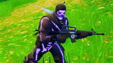 Purple Skull Trooper Fortnite Wallpapers On Wallpaperdog