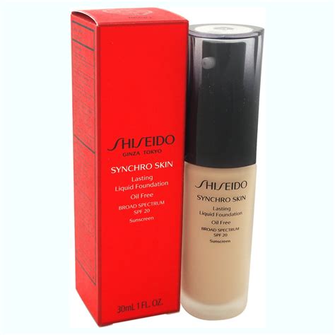 Shiseido Synchro Skin Lasting Liquid Foundation Spf 20 2 Neutral By Shiseido For Women 1