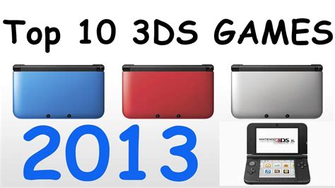Top 10 3ds Games 2013 Hd Youtube