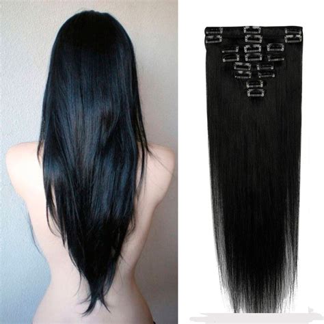 50gnew Stylefor Woman 7a Thick Remy Real Human Hair Extensions Hair