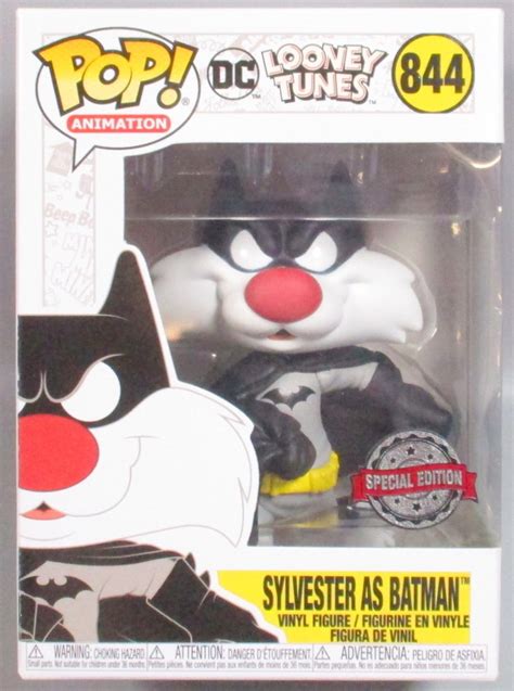 Funko Looneytunes Popanimationspecial Edition Sylvester As Batman 844
