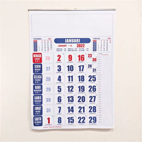 Jual Kalender Dinding Ukuran Besar 2023 Premium Kalender Tembok