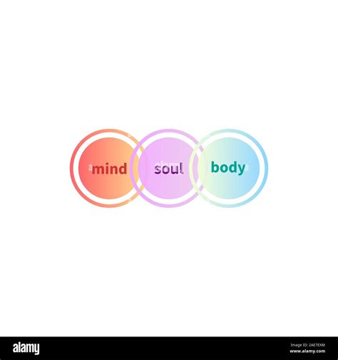 Mind, soul and body balance, holistic icon, mental health logo, vector