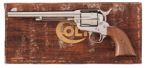 Nickel Plated Colt Third Generation Single Action Army Revol