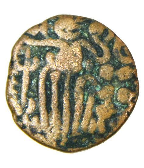 Antique Coin Raja Raja Chola Ancient India Copper Coin 985 1014 Ad