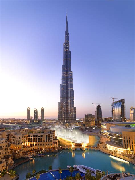 Foto Burj Khalifa Burj Dubai Tertinggi Di Dunia Prope
