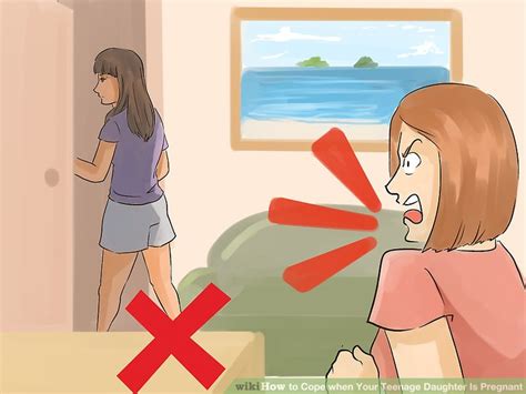 4 Ways To Cope When Your Teenage Daughter Is Pregnant Wikihow
