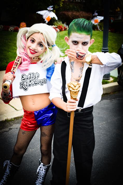 Kids Harley Quinn And Joker Costume Artofit