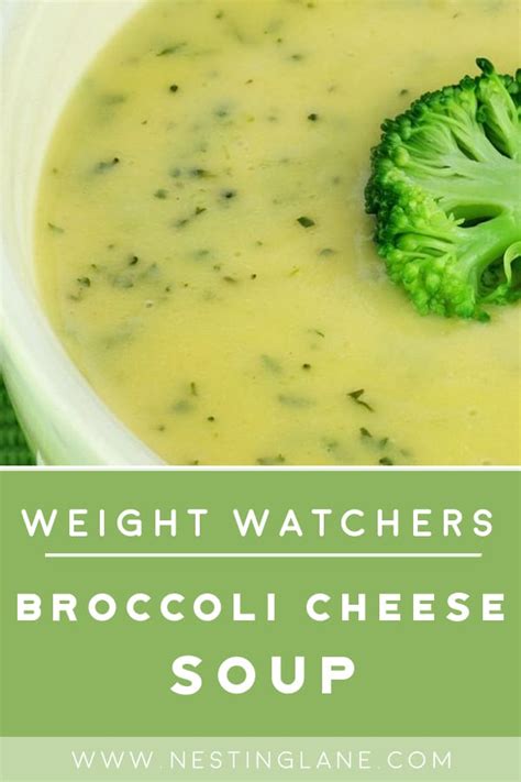 Weight Watchers Broccoli Cheese Soup Nesting Lane