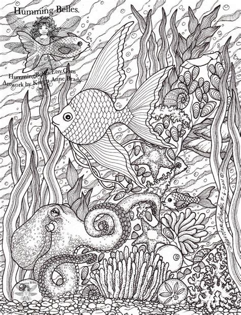 Coloring Pages Of Ocean Scenes Coloring Home