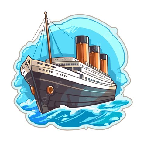 Titanic Ship Image For Stickers Vector Clipart Titanic Titanic