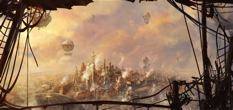 Svetlana Rudyk Fantasy Steampunk City