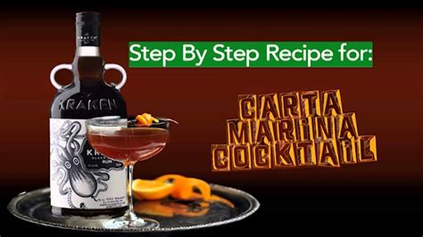 The classic cocktails that have been given a dark twist: Kraken Spiced Rum Cocktail - YouTube