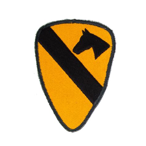 Original Vietnam Era Us Made Full Colour Cut Edge 1st Cavalry Division
