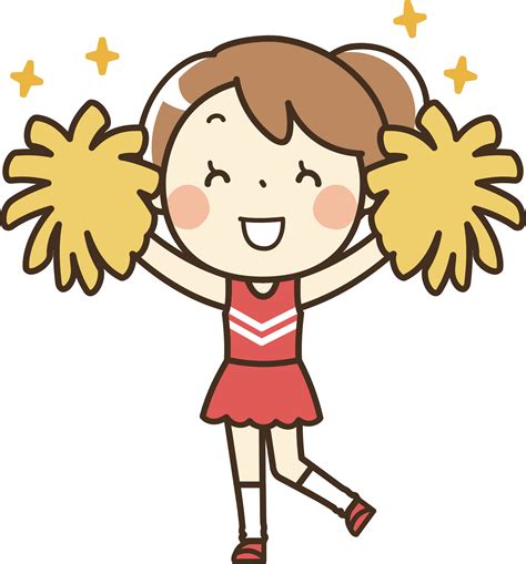 Male Cheerleader Clipart