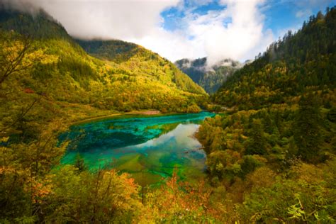 Five Flower Lake In Jiuzhaigou National Park China By Ng Hock How