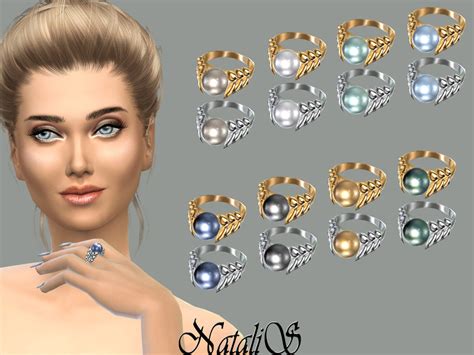 The Sims Resource Natalisspike And Pearl Ring Fa Fe