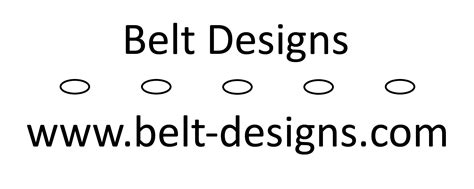 Belt Designs Leather Belts Logo 1 Belt Designs