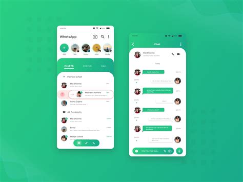 Whatsapp Redesign App Interface Design Ux Design Principles App Design