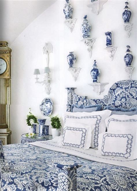 Blue And White Decor Porcelain Ginger Jars Pillows