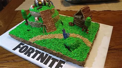 Fortnite cake battle bus from fortnite battle royale cake. Fortnite Birthday Cake - YouTube