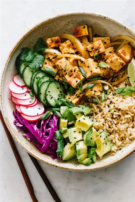 Vegan Poke Bowl with Tofu Poke