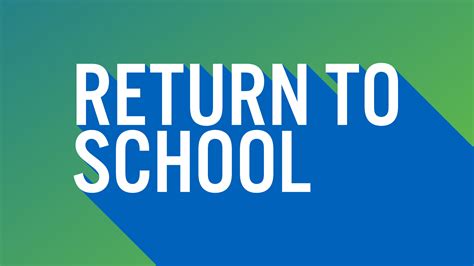 Student Well Being Return To School Return To School