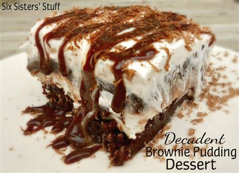 Decadent Brownie Pudding Dessert Recipe Desserts Brownie Pudding Delicious Desserts