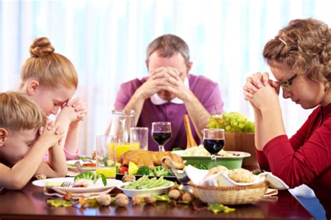 Praying Before Dinner Stock Photo Download Image Now Dinner