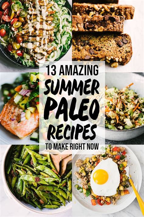 Make one of these 13 tried and true summer paleo recipes right now! 13 Easy and Delicious Summer Paleo Recipes | Paleo summer recipes, Paleo recipes easy, Paleo ...
