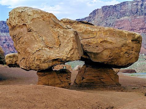 Balanced Rocks Near Lees Ferry Arizona Photograph By Robert Ford Fine