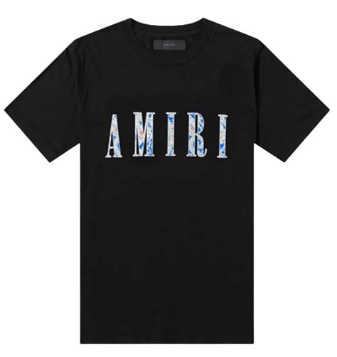 Amiri Core Paisley Black Logo T Shirt Whats On The Star