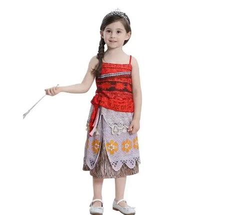 Movie Princess Moana Costume For Kids Moana Princess Dress Cosplay