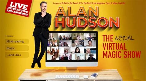British Illusionist Virtual Magic Alan Hudson Magic