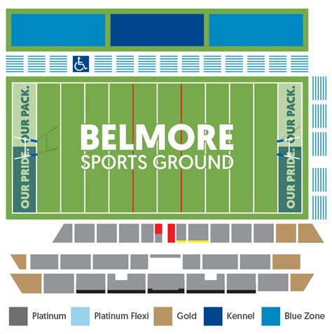 Belmore Sports Ground Seating Map Austadiums