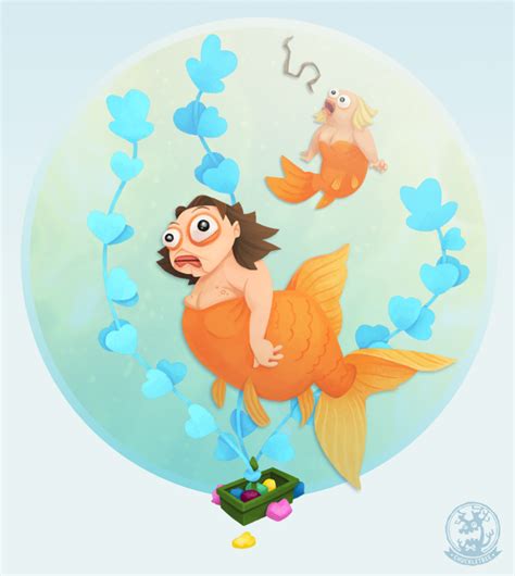 Goldfish Mermaid By Wonderdookie On Deviantart