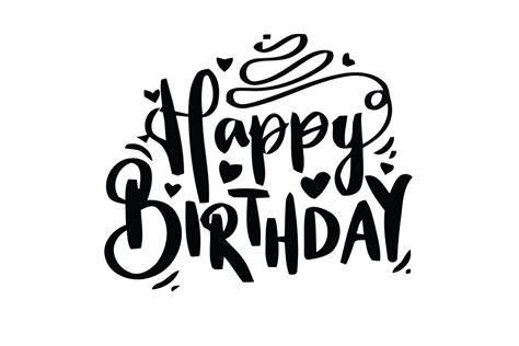 Happy Birthday Font Print Template Graphic By Macky Sublimation