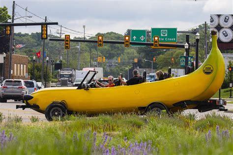 The ‘big Banana Car Returns To Kalamazoo After Cross Country Tour