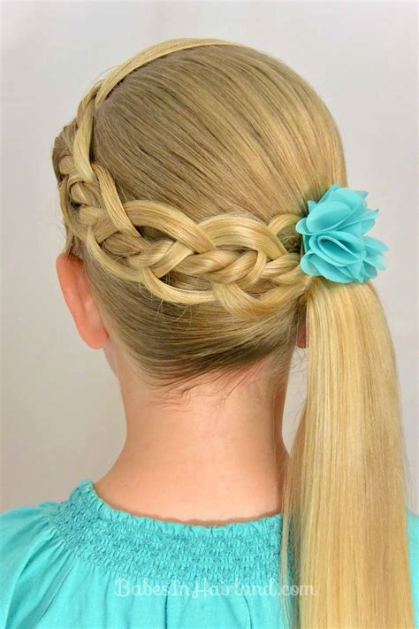 How to braid 4 strands. 4 Strand Braid with a Twist - Babes In Hairland