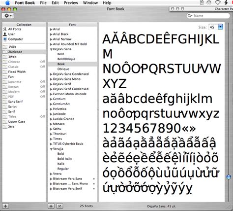Comparing Unicode Fonts For Vietnamese