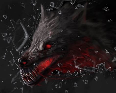 Demon Wolf Fantasy Horror
