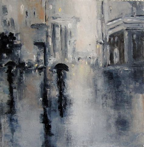 Oil Paintings By Astrid Buchhammer A New Rainy Day