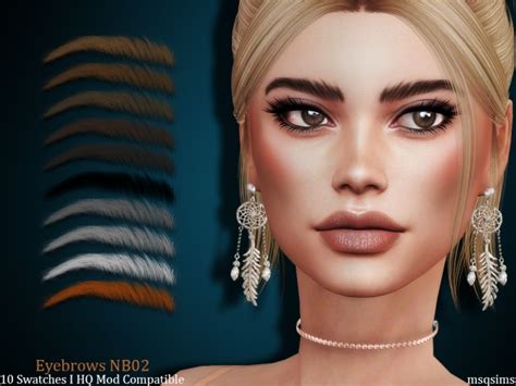 Eyebrows Nb02 At Msq Sims Sims 4 Updates