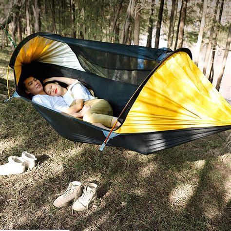 Camping Hammock With Net Lightweight Double Hammock Hold Up To 440