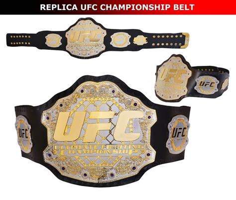 Ufc Championship Belt Ultimate Fighting Replica Belts Adult Size Real