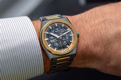 Hands On Zenith Defy Classic Skeleton Two Tone Titanium And Rose Gold