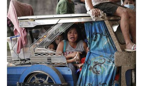 Volcano Erupts Near Manila Villagers Flee Airports Shut