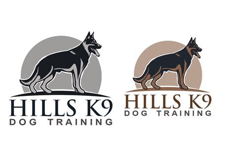 Bold Serious Dog Training Logo Design For Hills K9 Dog Training By